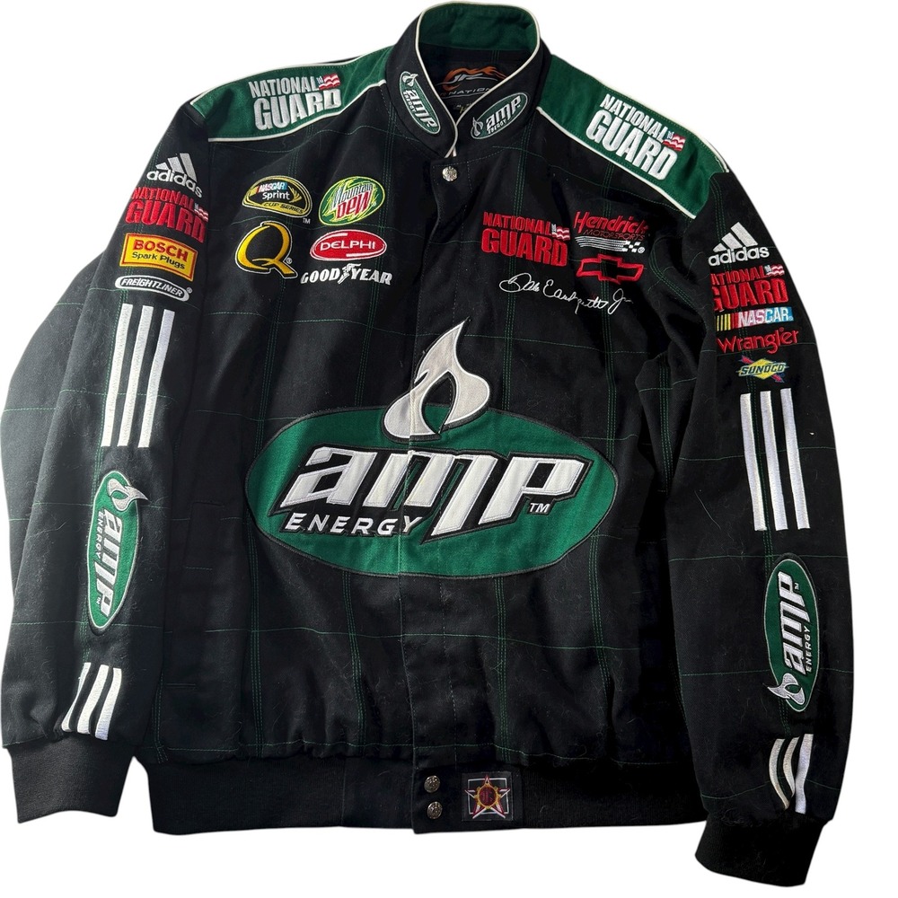 Dale Earnhardt Jr AMP Energy National Guard JR Nation Racing Jacket XL NASCAR